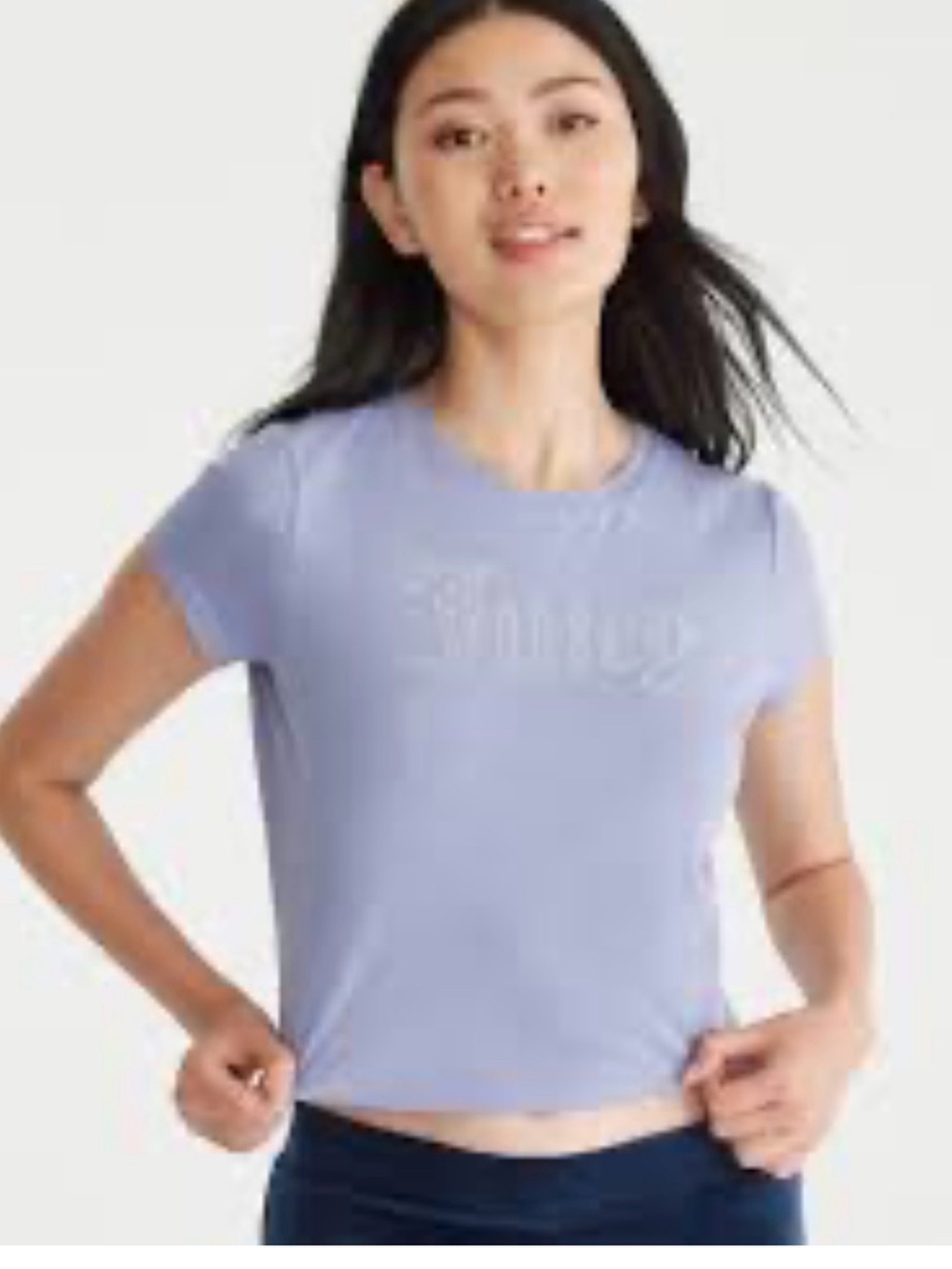 Juicy Couture Lavender Short Sleeve Logo Tee